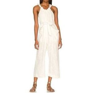Free People free-est Oversized Henriette Sleeveless Tie Waist Jumpsuit Small
